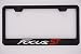 Fit Ford Focus ST Matt Black Liecnese Plate Frame with Caps