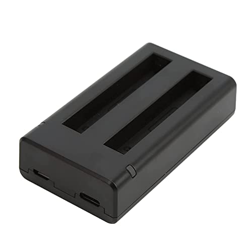 Image of ELFOG Battery Charger Power Dual USB Battery Charger Case Compatible with Insta 360 One X2 Action Camera Battery and Dual USB Charger Kit