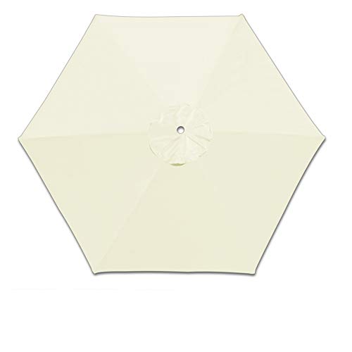 Strong Camel Replacement Patio Umbrella Canopy Cover for 8.2ft 6 Ribs Umbrella(CANOPY ONLY)-ECR