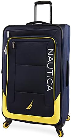 Nautica Helios 소프트사이드 수하물 세트 2개, 네이비 옐로우, Nautica Helios 소프트사이드 캐리어 2개 세트 — 사진 2