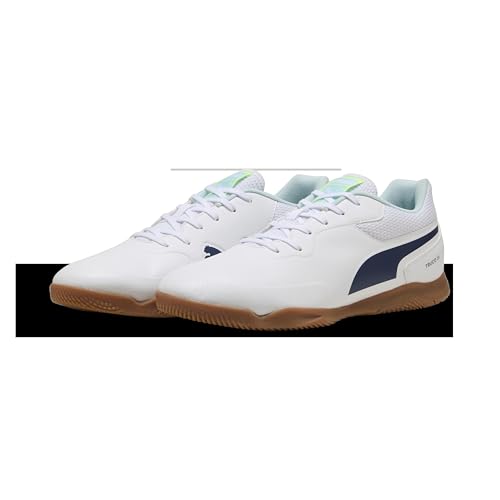 Puma Truco III   Tenis de fútbol Unisex, Puma Blanco Aqua Fizzy Light, 40 EU
