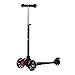 Roller Kinder ab 3 Jahre Kinderroller Tretroller Scooter Kinder Kickscooter Klapp Roller Scooter Roller Cityroller Kinder (Schwarz)