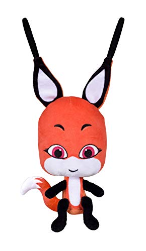 Miraculous: as aventuras de Ladybug - peluche kwami de Rena Rouge, Trixx, de 15 cm (Bandai) P50693