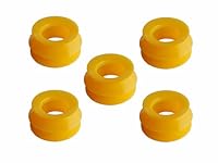 5 Stück Industrielle pneumatische Vakuumsaugbecher, Membran Vakuumpumpe angetrieben drei Schichten Silikon Roboterarm Zubehör (Gelb)
