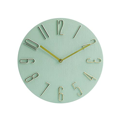 HZYDD Reloj de Pared de 35cm, número Grande, Cuarzo silencioso 3D, Elegante Reloj de Pared Moderno Redondo para el hogar, Dormitorio, Cocina, Escuela, Oficina, Decorativo Cover