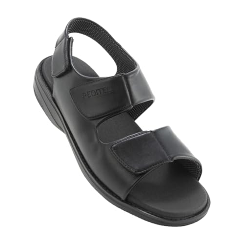 Image of DC2 Beirut Fully Adjustable Wide Fit Diabetic Sandals for Men | Diabetic Slippers for Diabetic Feet | Swollen Feet | Neuropathic Feet | Vegan