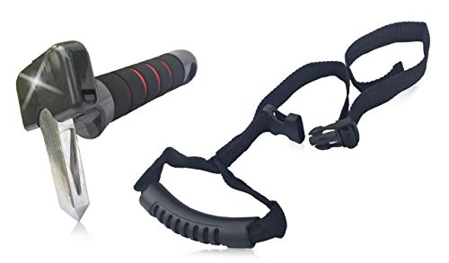 Car Handle with Car Assist Door Handle Grip Strap, Glass Breaker and Belt