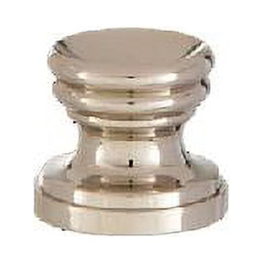 Image of B&P Lamp Cup Shaped Design, Base Only Finial, Nickel Finish