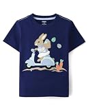 Gymboree,and Toddler Embroidered Graphic Short Sleeve T-Shirts,Bunny Scooter,5T