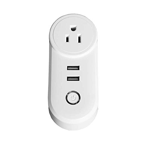 Smart sockets with USB,Works with Google home&Alexa