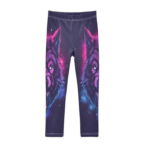 Toddler Girls Leggings Printed Yoga Pants Leggings Mighty Wolf for Kids