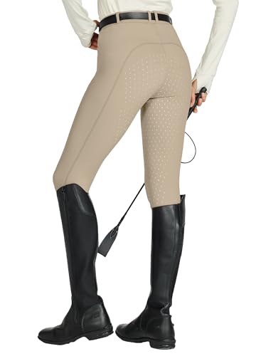 willit women39s horse riding pants full seat silicone equestrian breeches horseback schooling tights zipper pockets