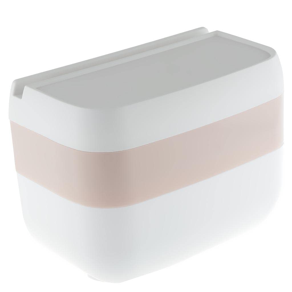 1 Piece Oval Double Tissue Box Holder Paper Container for Home Decor Pink 2