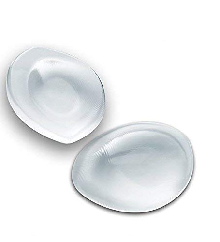 Silicone Breast Inserts - Waterproof Enhancer Clear Gel Push Up Bra Inserts for Swimsuits & Bikini
