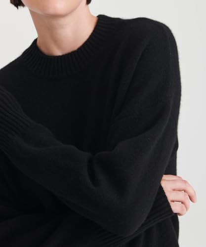 Image of NAADAM Womens Luxe Cashmere Oversized Crewneck Sweater