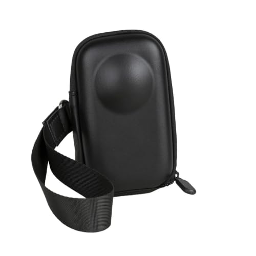Image of Insta 360 X6 Carry Bag Cover, Water Resistant & Scratch Protection with Lightweight Storage & with Carabiner /Wrist Strap Black (Only Case)