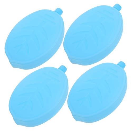 Gatuida 4 Piezas Caja de Cristal de Hielo Glacial Bloques de congelador Primero Cubos Reutilizables Frío para Cajas de Hielo Reutilizables Bloque congelador Educación física