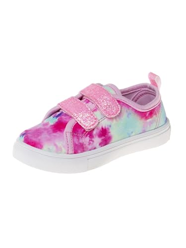Josmo Girl's Slip on Sparkle Canvas Fashion Tennis (Toddler-Little Kid)