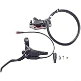 Honseadek E For Bike Hydraulisches Scheibenbremssystem mit Abschaltfunktion, wasserdichter Bremshebel und Bremssattel, Aluminiumlegierung, 2-poliger Anschluss für E-Bikes und (rechte Vorderradbremse)