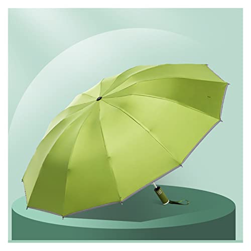 Parapluie inversé automatique résistant au vent solide pliable rouge de voyage