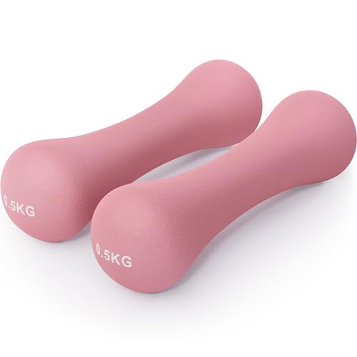 Core Balance Neoprene Bone Dumbbells Pair 0.5kg
