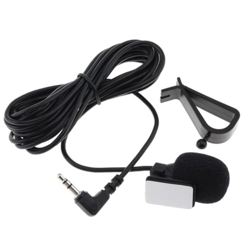 Micro Cravate,Micro De 3,5 mm,Micro Autoradio,Voiture Microphone Stéréo,Microphone Externe Main Libre Jack,Microphone Lavalier 3,5mm,Mini Microphone à...