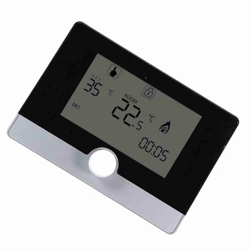 Termostato Caldaia Hermann Saunier Duval, Régulateur de Température de Thermostat Programmable pour Système de Chauffage de Chaudière Murale Noir (Black)