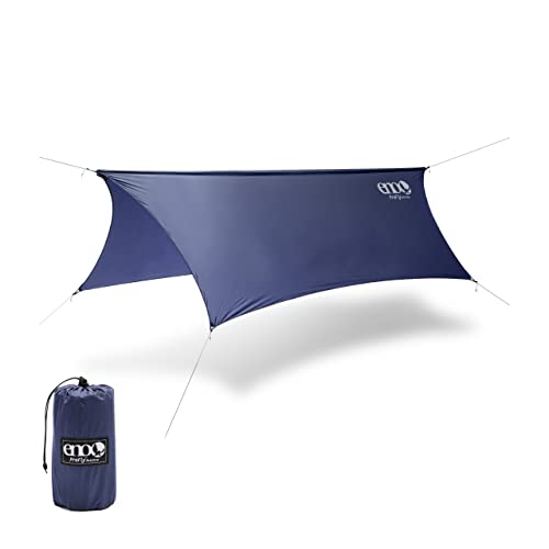 Eno, Profly Rain Tarp - Heavy-Duty Waterproof Tarp - For Camping, Hiking, Backpacking, Travel, A Festival, Or The Beach - Navy #TOP3