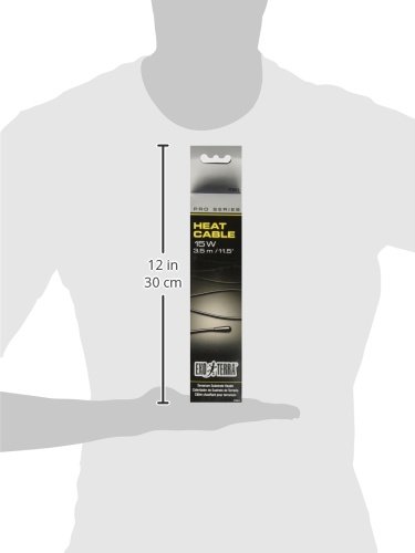 Exo Terra Heat Cable, Kabelheizer, Terrariensubstratheizer, 15W, Länge 3,5m