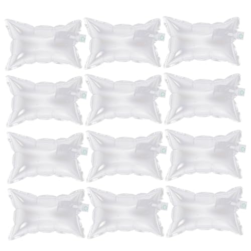 FIXOSHEE 50 Stück Aufblasbare Luftpolsterkissen Verpackungskissen Stoßdämpfend Reißfest Schutzpolster für Versand Logistik und Umzugsschutz
