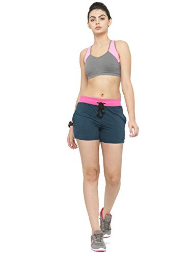 Image of UZARUS Women's Cotton Sports Gym Causal Shorts - Pack of 2