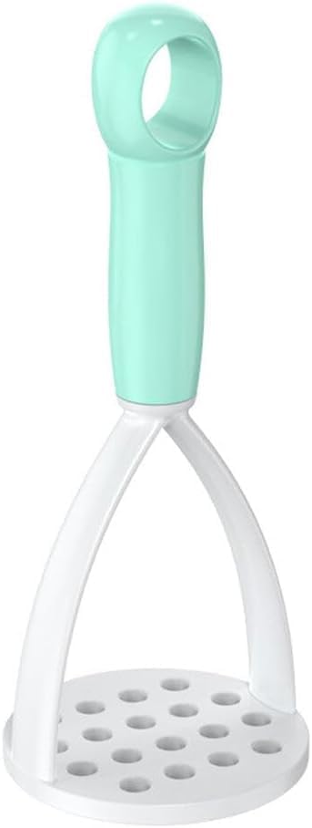 Green Manual Silicone Potato Masher, Mini Potato Masher Fruit and Vegetable Tools for Non-Stick Cookware Potato Mashers and Ricers, Cooking Utensils Masher, Potato,Ricers