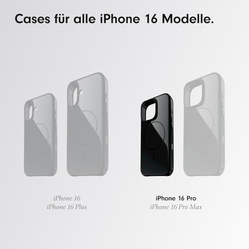 Beats iPhone 16 Pro Case - MagSafe, Kratzfeste Schutzhülle, passgenau, Innenfutter aus Mikrofaser - Samtschwarz – Ansicht 2