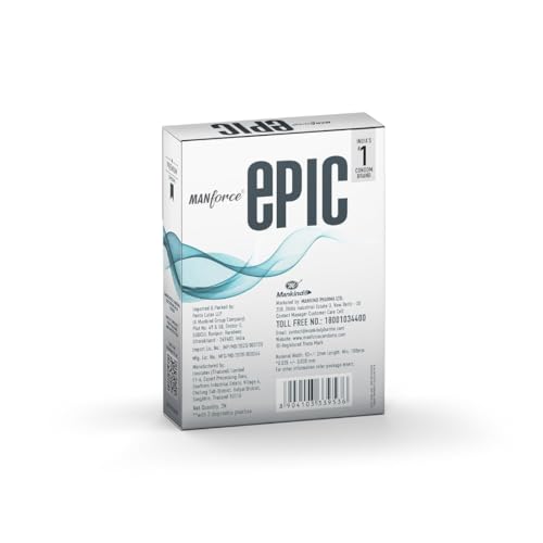 Image of Manforce Epic ThinX | Ultra Thin Condoms with Easy Peel Pack | 9 Pcs