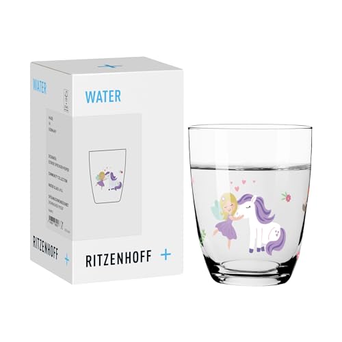 RITZENHOFF 8361013 Wasserglas 210 ml Kids von Esther Sprenger-Pieper farbenfrohes Kindermotiv voller Fantasie und Abenteuer Made in Germany