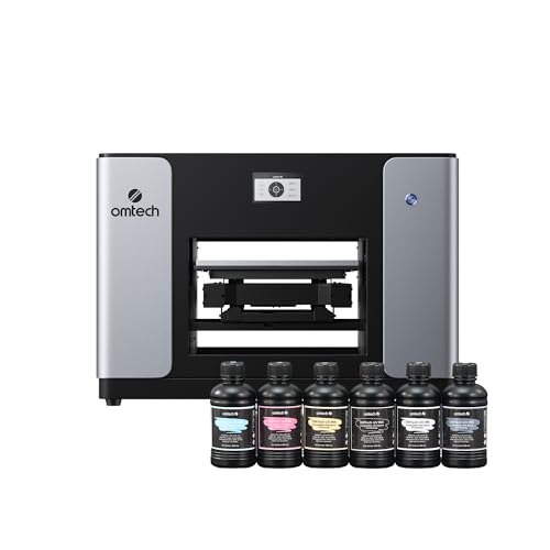 OMTech Spectra Pro A3+ UV Printer with Dual F1080 Printheads, CMYK +...