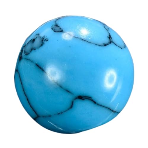 Gemme turquoise naturelle en vrac cabochon rond 8x8mm DIY loisirs créatifs