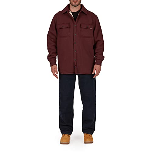 Image of Smith's Workwear Mens Sherpa Heather Thermal Shirt JacketJacket