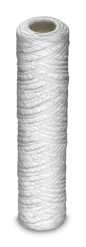 WK wkcartfil10 Cartucho filtrante | Hilo Envuelto | 50 micras | 10' | Fabricado en Italia, Color Blanco, 1 Unidad (Paquete de 1)