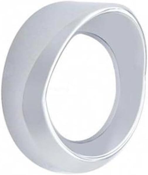 Technical Precision Replacement for Peterbilt 335 Year 2014 Chrome 2.375 INCH Small Round Guage Bezel with Visor