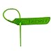 Pull-tite Security Seal Tamper Resistant Tags Plastic Padlock Sign Ties Numbered Green 100 Pieces