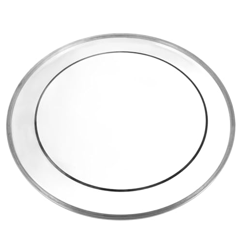 HEMOTON Jazz Drum Accessory 14 Inch Double-layer Oil Drum Head Replacement for Silent Practice Pad