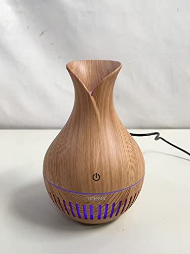 Umidificador Difusor de Ar Purificador Elétrico Ultrassônico Aroma LE-2122 Lelong Led Rgb Escura