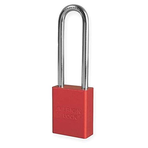American Lock A1107RED Safety Lock-Out Padlock, Aluminum, Red (Tw? ???k)