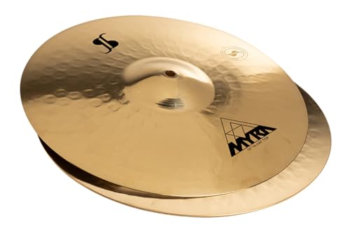 Stagg MYR-HR14B US l Myra Series 14 Inch Hi Hat Cymbals l B20 Bronze Alloy