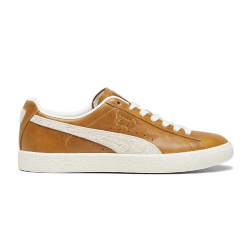 PUMA Mens Clyde Paris Lace Up Sneakers Shoes Casual - Brown