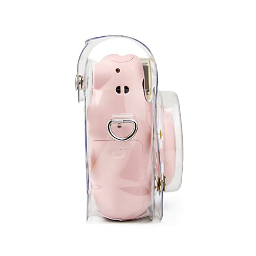 Yitengteng Camera Case For Fujifilm Instax Mini 11/9/8 Camera,Adjustable Pvc Camera Protective Cover Daisy Transparent Sling Shell Bag With Shoulder Strap #TOP2