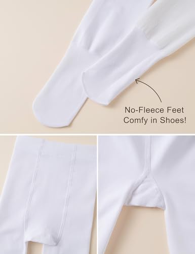 DIPUG Girls Fleece Lined Tights Winter Thick Warm Footed Pantyhose - image 4