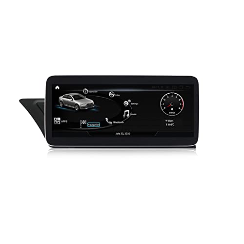 Wxstra Android 11 Autoradio Pour Audi A4L B8 A5 2009-2017 Navigation GPS 12.5 '' Écran Tactile MP5 Lecteur Multimédia Récepteur Vidéo Avec 4G WiFi Carplay (Color : 12.5 8G 256G) Cover