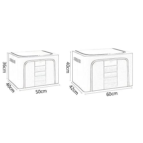 Rangement de couettes sous le lit et boîte pliable pour articles ménagers - 3